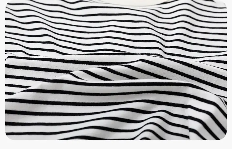 100% Cotton Kids T-Shirt Striped Spring 2026 — feature 32