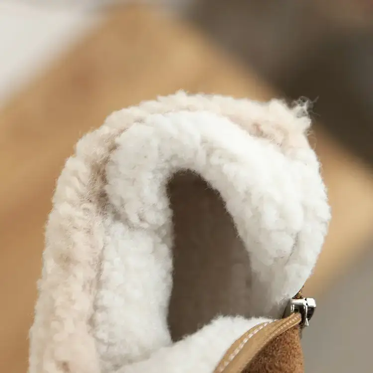 Winter Baby Boots Soft Fleece Lined Brown — feature 14