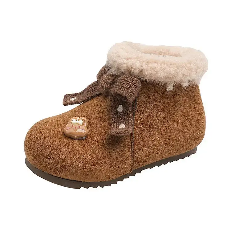 Winter Baby Boots Soft Fleece Lined Brown — feature 16