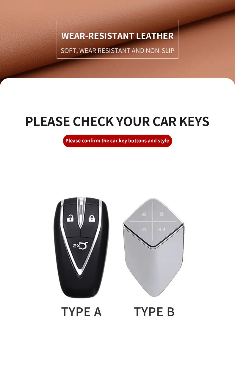 Changan Deep Blue S07 Key Cover Brown Leather — feature 22