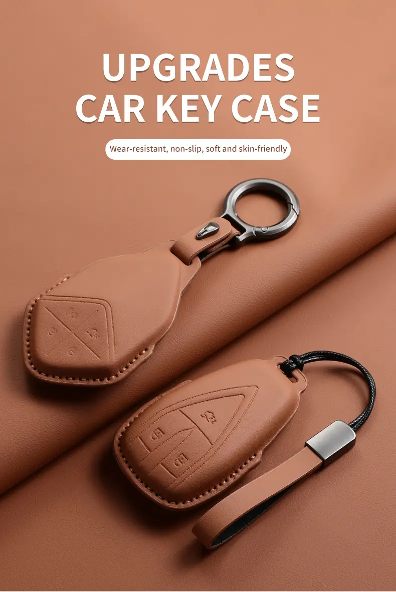 Changan Deep Blue S07 Key Cover Brown Leather — feature 23