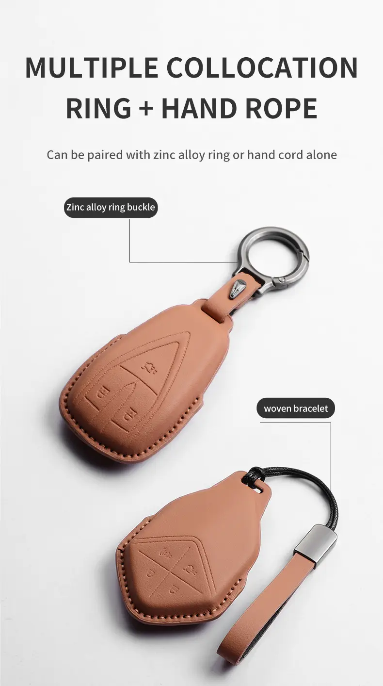 Changan Deep Blue S07 Key Cover Brown Leather — feature 28