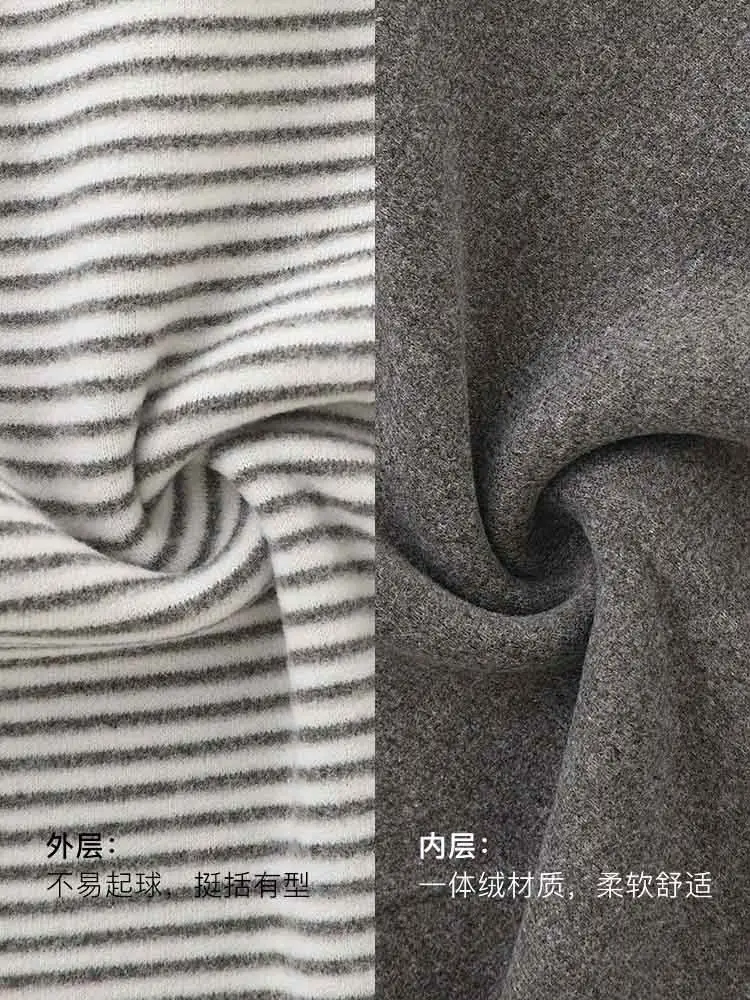 Duuduu Boys Grey Turtleneck Winter Shirt 5Pcs
