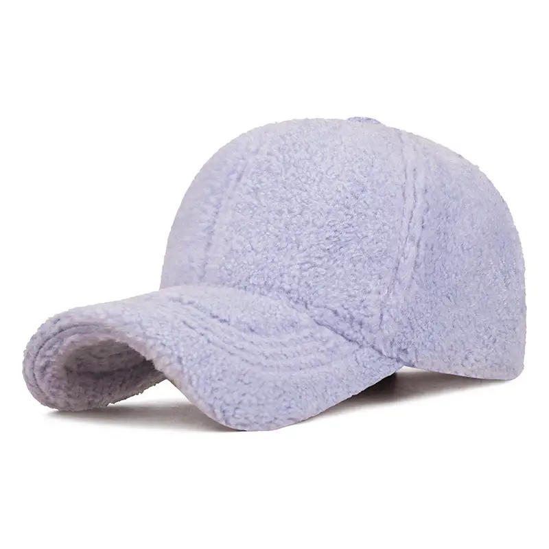 Winter Wool Cap Brown Women Men Warm - Image 11