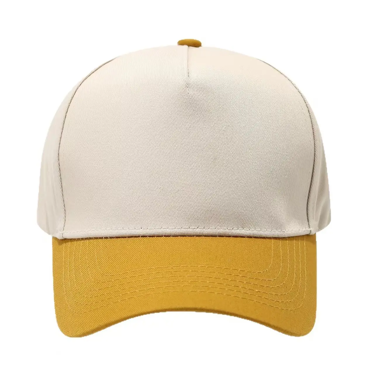 Pure Cotton Beige Peaked Cap for Men — feature 14