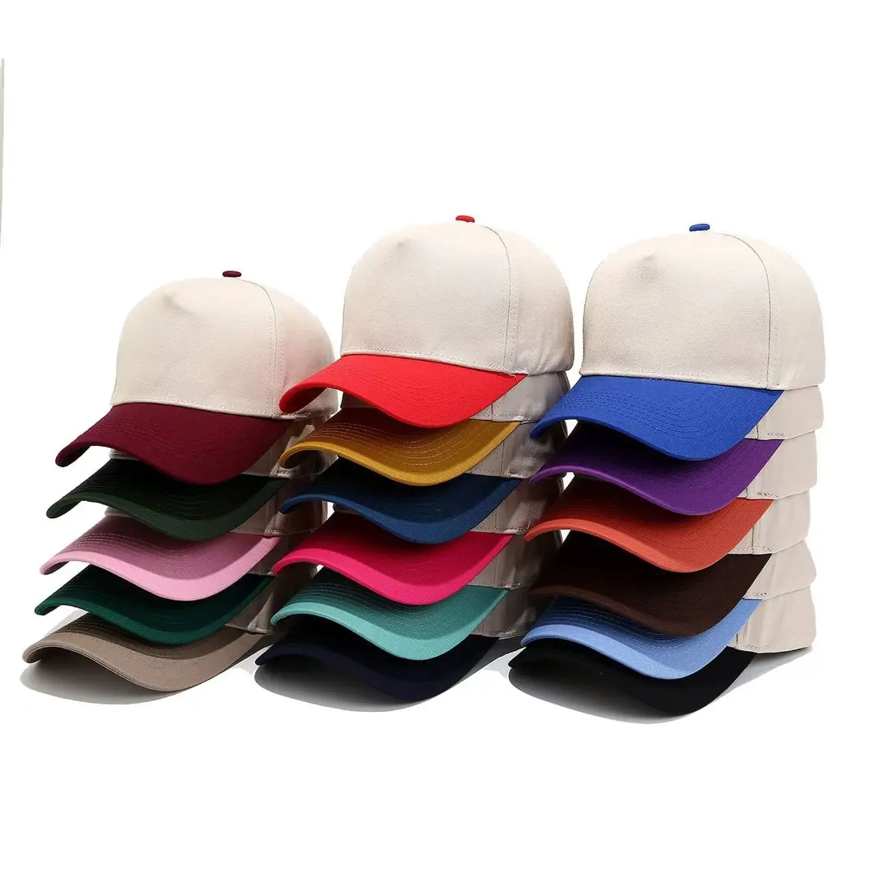 Pure Cotton Beige Peaked Cap for Men — feature 2