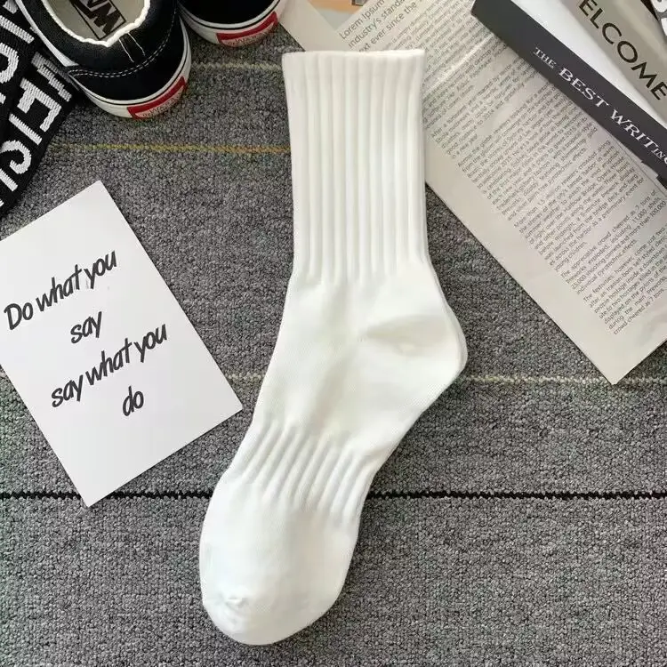 Zhuji Autumn and Winter Socks Men's Sports Socks Cotton Socks Men's and Women's Summer Mid-Calf Socks Deodorant and Sweat-Absorbent Men's Wholesale