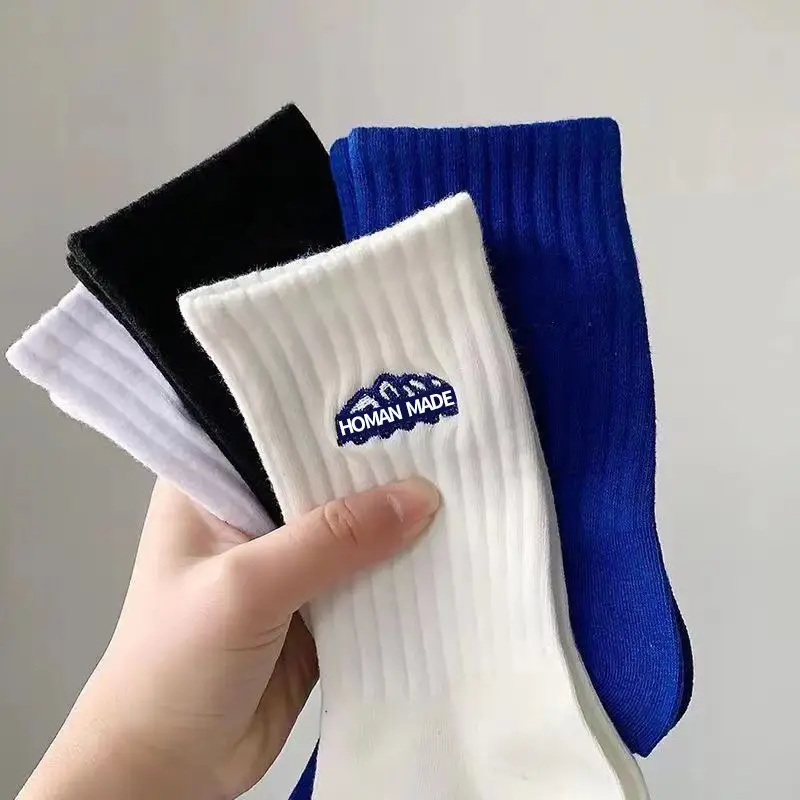 Zhuji Autumn and Winter Socks Men's Sports Socks Cotton Socks Men's and Women's Summer Mid-Calf Socks Deodorant and Sweat-Absorbent Men's Wholesale