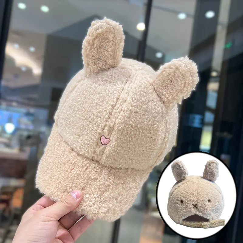 Brown Bear Head Cap for Women Spring Summer - Image 9