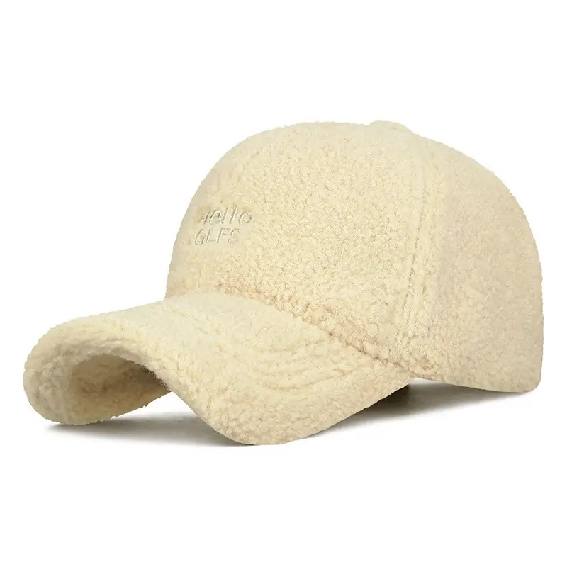 Lamb Wool Warm Women's Cap Autumn Winter Korean Style - Image 10