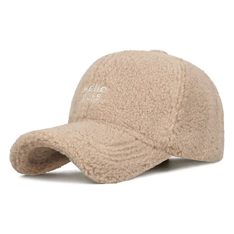 Lamb Wool Warm Women's Cap Autumn Winter Korean Style - Image 13