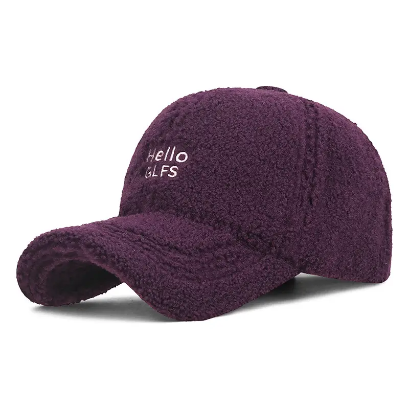 Lamb Wool Warm Women's Cap Autumn Winter Korean Style - Image 14