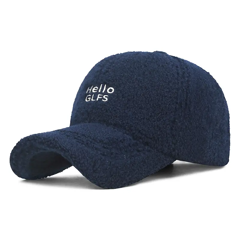 Lamb Wool Warm Women's Cap Autumn Winter Korean Style - Image 2