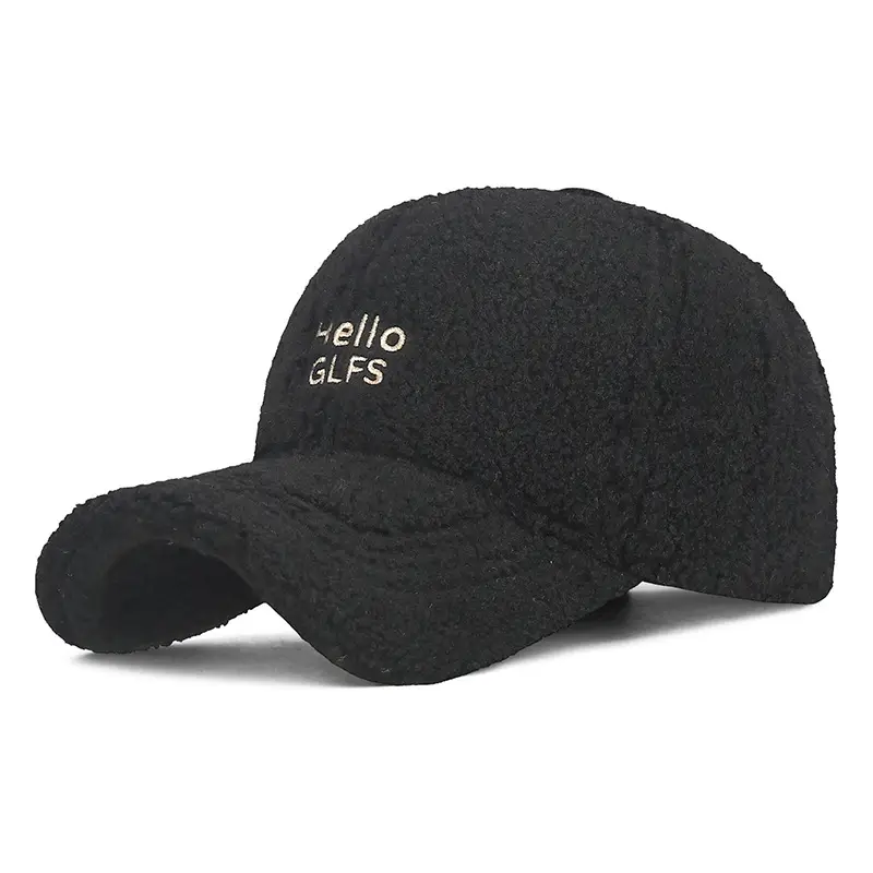 Lamb Wool Warm Women's Cap Autumn Winter Korean Style - Image 4