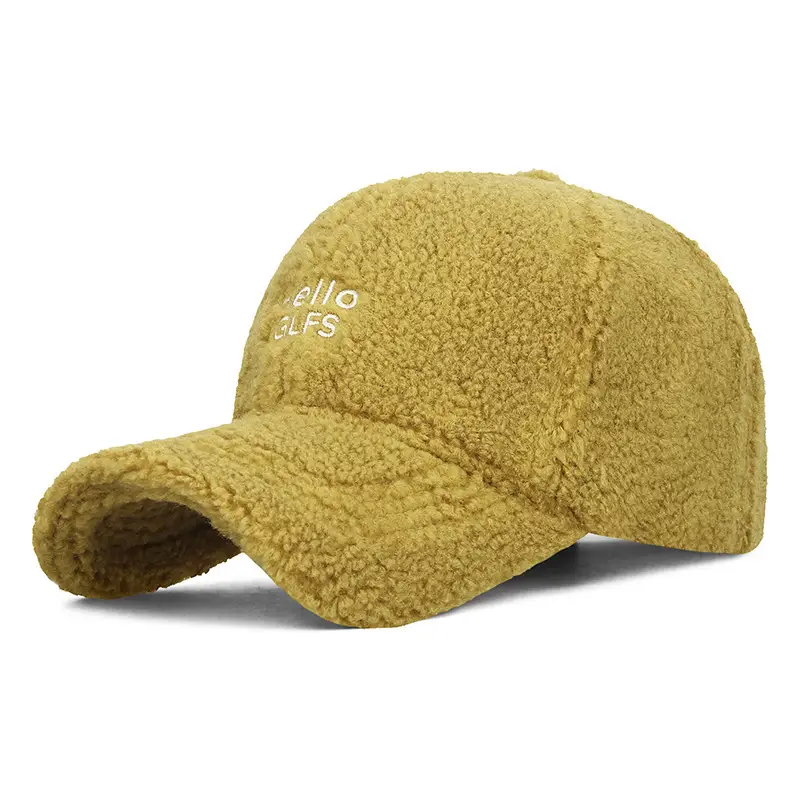 Lamb Wool Warm Women's Cap Autumn Winter Korean Style - Image 5