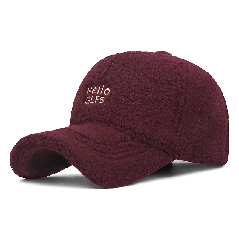 Lamb Wool Warm Women's Cap Autumn Winter Korean Style - Image 7