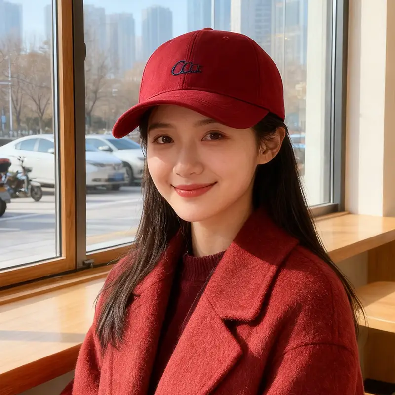 Women Black AAA Embroidered Baseball Cap All Season Outdoor Sunshade - Image 9