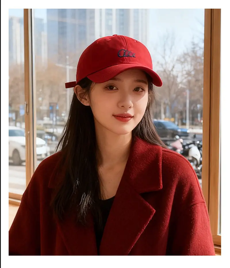 Women Black AAA Embroidered Baseball Cap All Season Outdoor Sunshade — feature 9