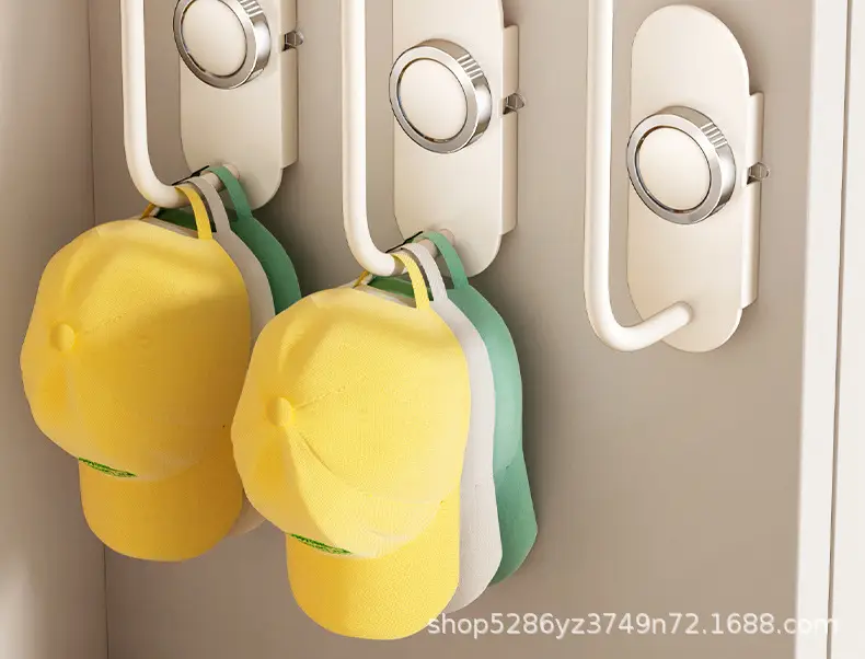 No-Drill Hat Organizer for Bedroom Door Back — feature 2