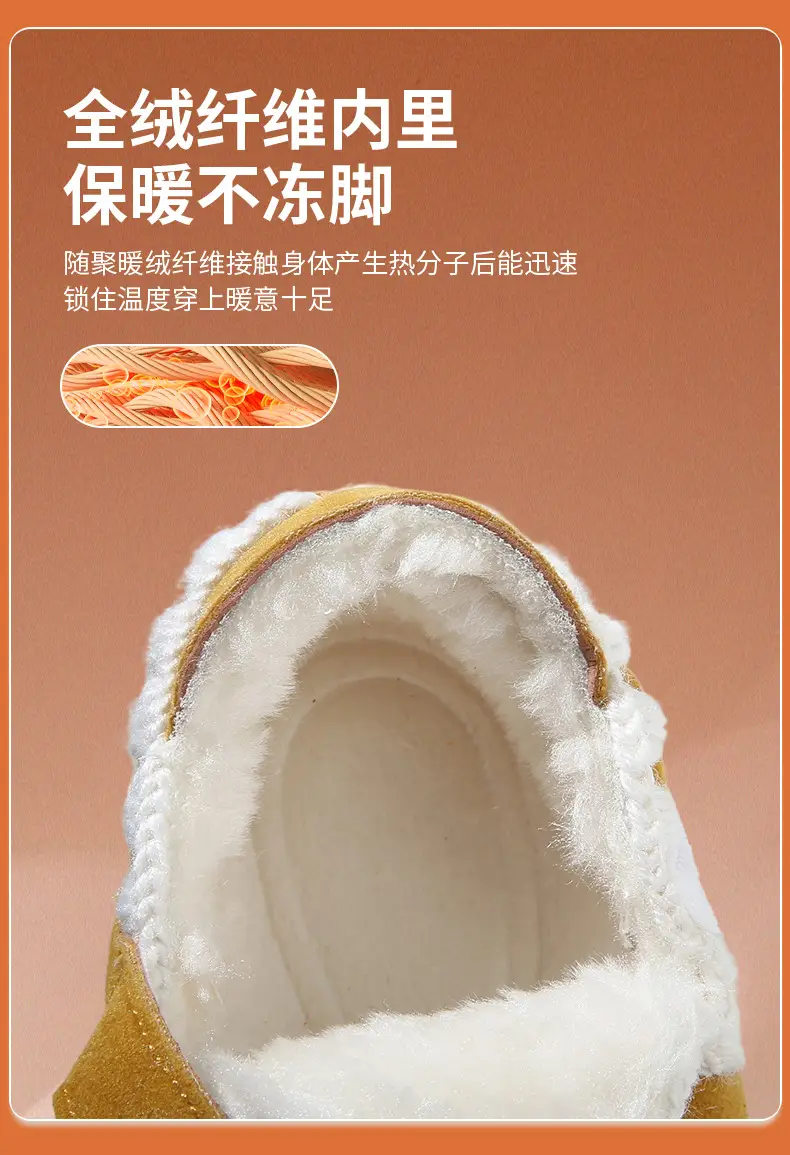 Winter Baby Shoes for Women 0-6-12 Months Soft Sole Fleece-Lined Toddler Shoes — feature 19