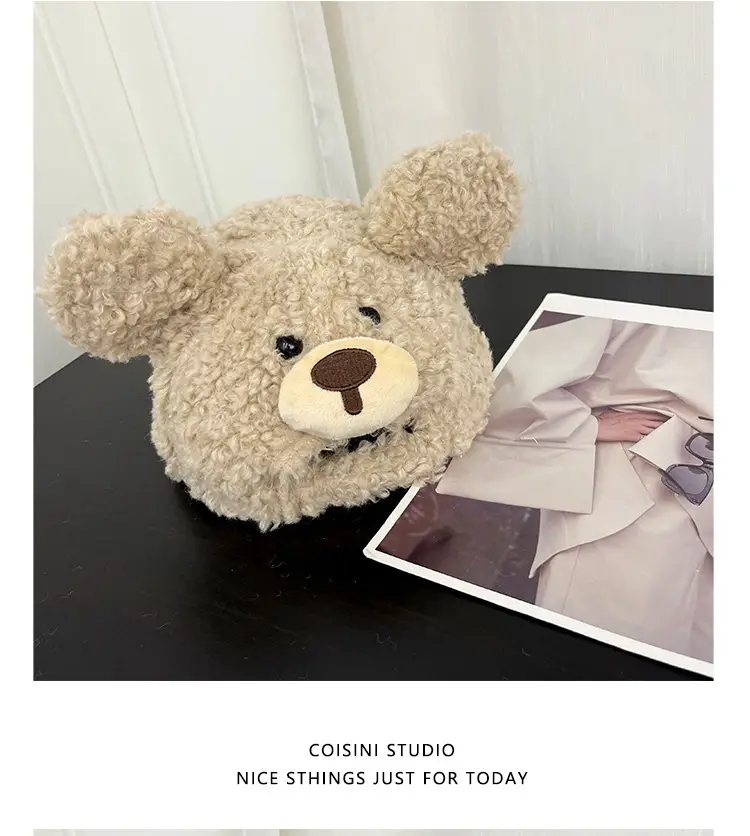 Cute Bear Hood for Women Spring Summer Large Head — feature 18