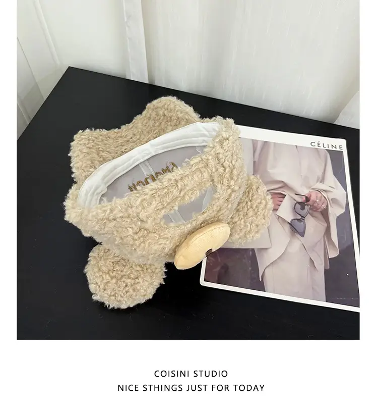 Cute Bear Hood for Women Spring Summer Large Head — feature 19