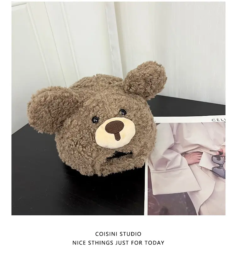 Cute Bear Hood for Women Spring Summer Large Head — feature 21