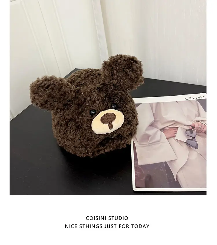Cute Bear Hood for Women Spring Summer Large Head — feature 24