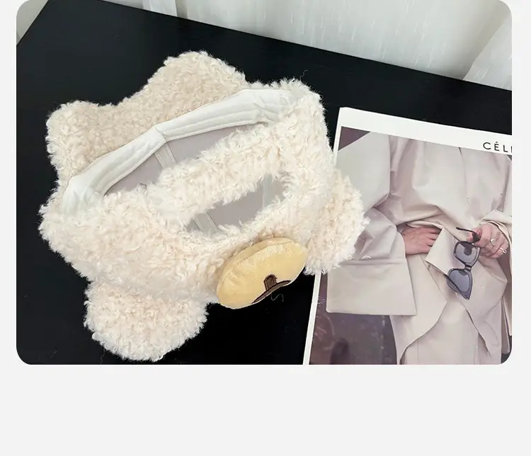 Cute Bear Hood for Women Spring Summer Large Head — feature 5