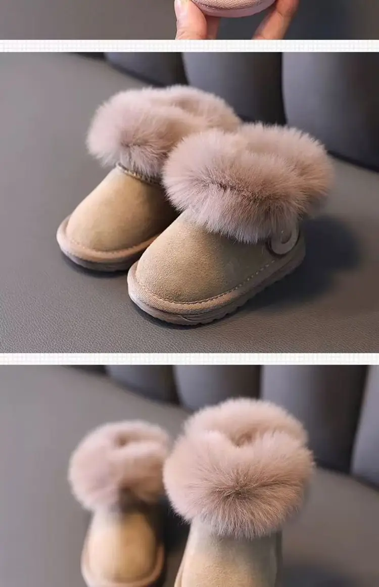 Fleece Lined Toddler Shoes Pink Soft Soles — feature 10