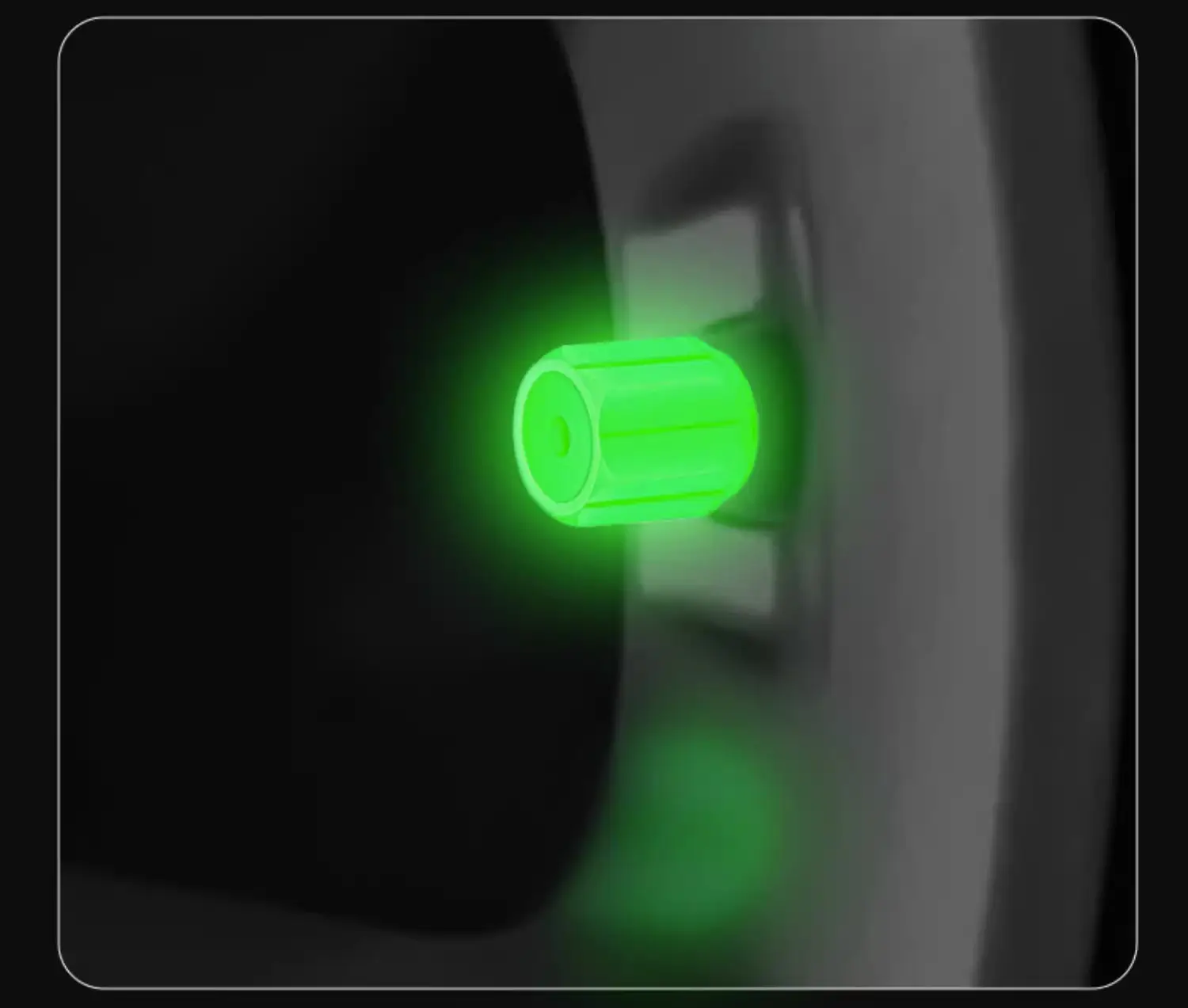 Luminous Tire Valve Cap Electric Motorcycle — feature 14