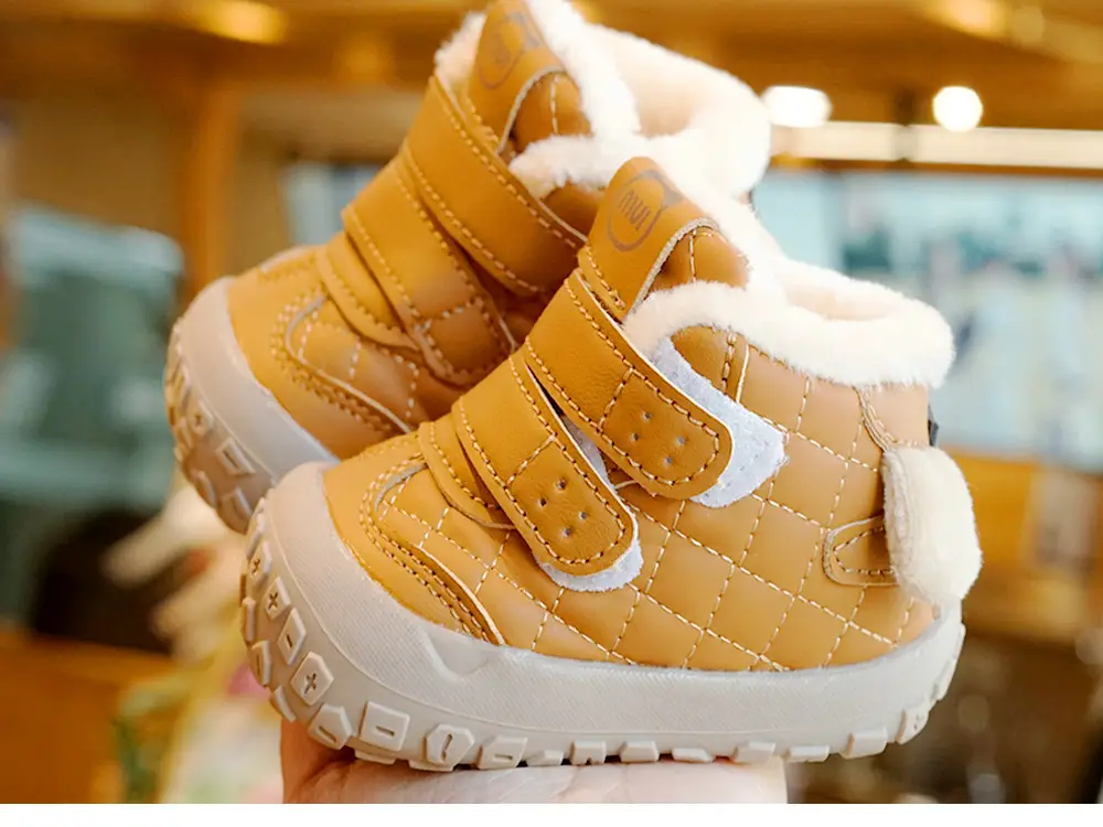 Toddler Winter Fleece Lined Shoes 1-2Yr Warm Non-Slip — feature 10