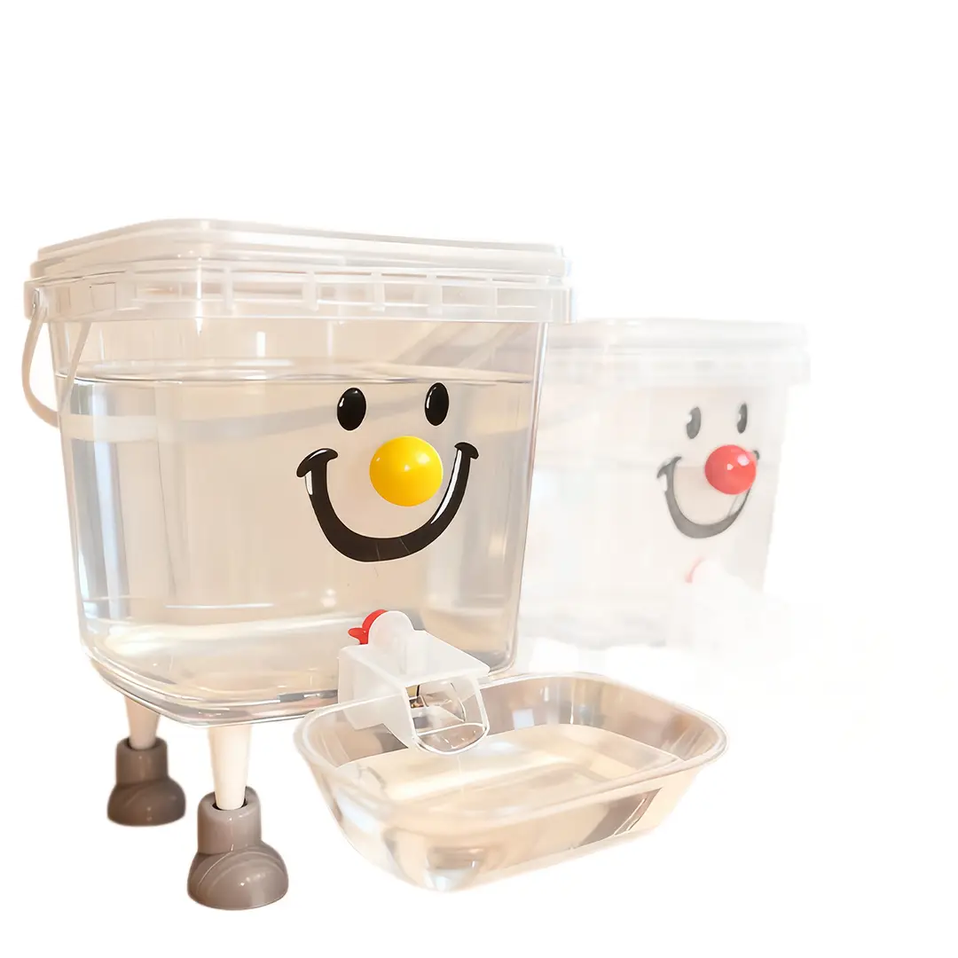 Pet Water Dispenser, Cat Water Dispenser, Unplugged, Thickened Dog Automatic Water Dispenser, Large Capacity Bucket for Cats to Drink Water