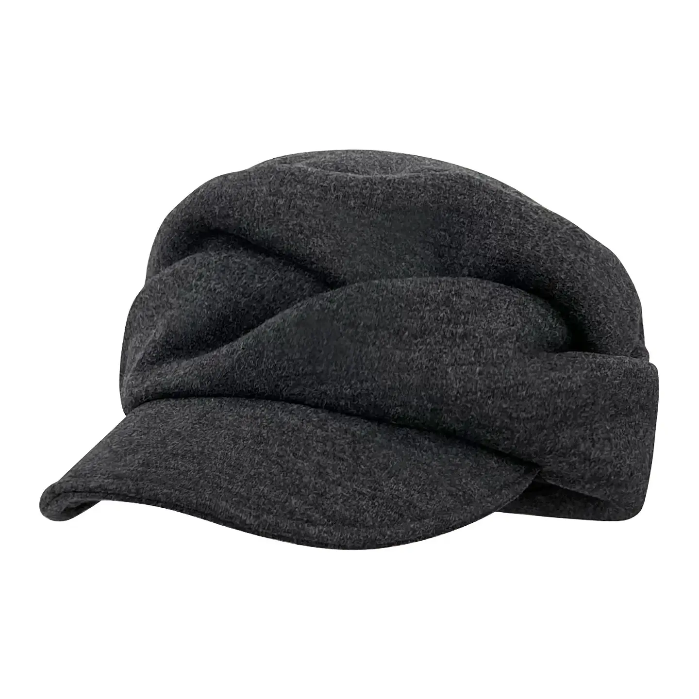 Japanese Style Black Pleated Beret for Women Autumn Winter 2025 - Image 9