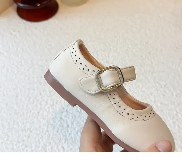 Children's Black Leather Flat Shoes for Toddler 2025 — feature 17