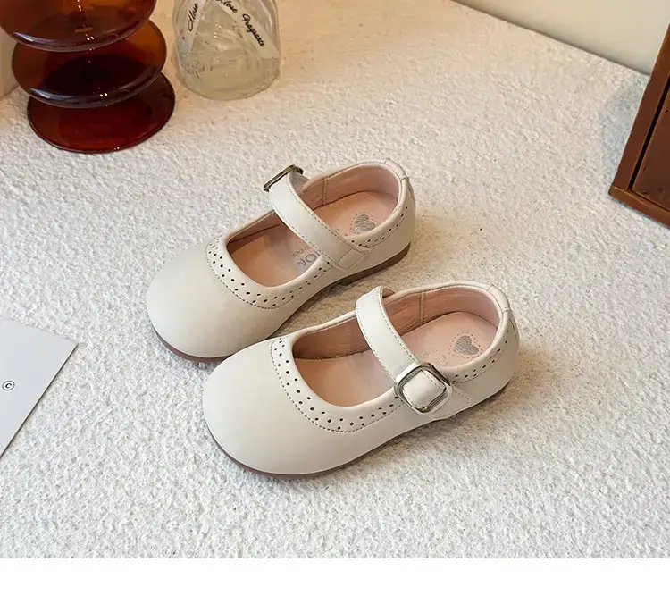 Children's Black Leather Flat Shoes for Toddler 2025 — feature 8