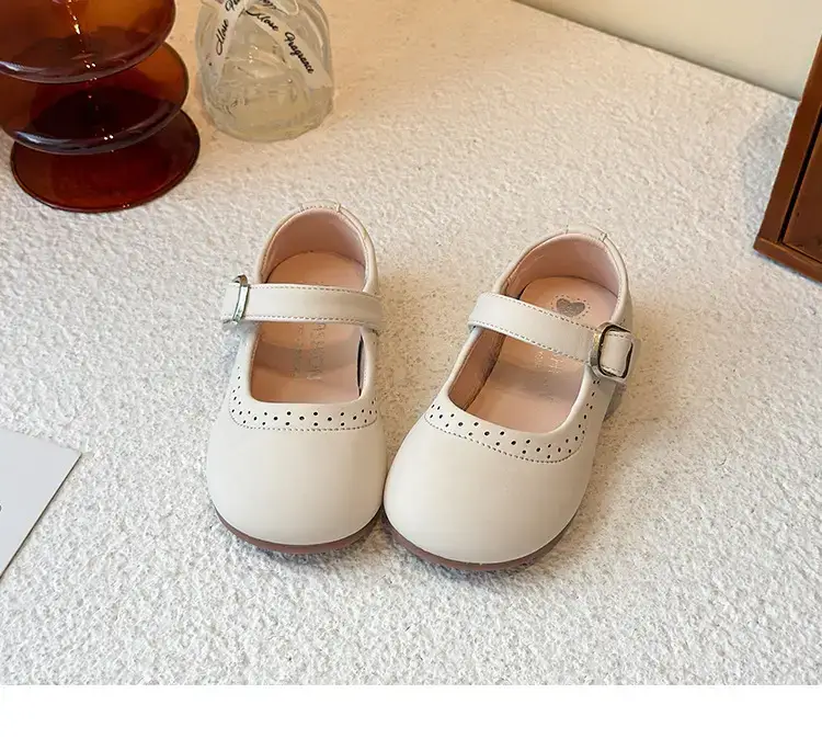 Children's Black Leather Flat Shoes for Toddler 2025 — feature 9