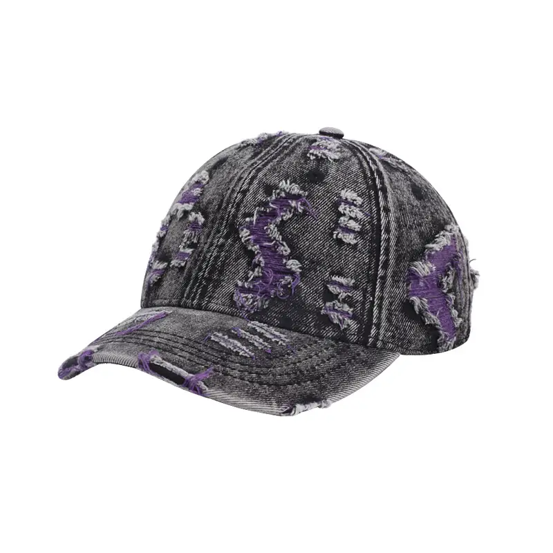 Retro Wash Denim Cap for Men UK Style - Image 14