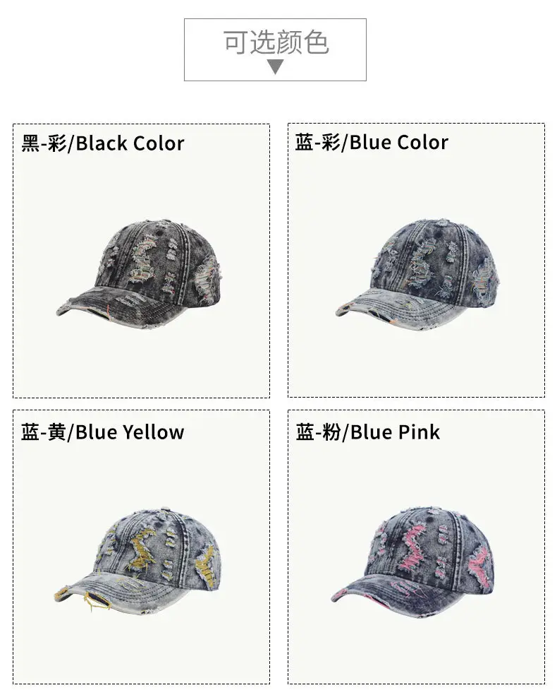 Retro Wash Denim Cap for Men UK Style — feature 8