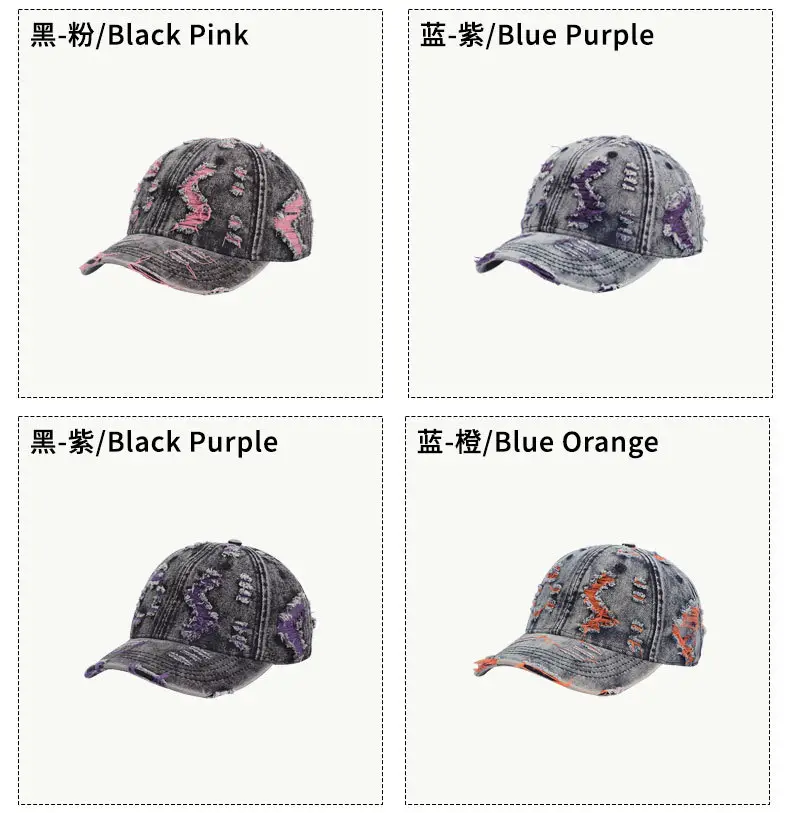 Retro Wash Denim Cap for Men UK Style — feature 9