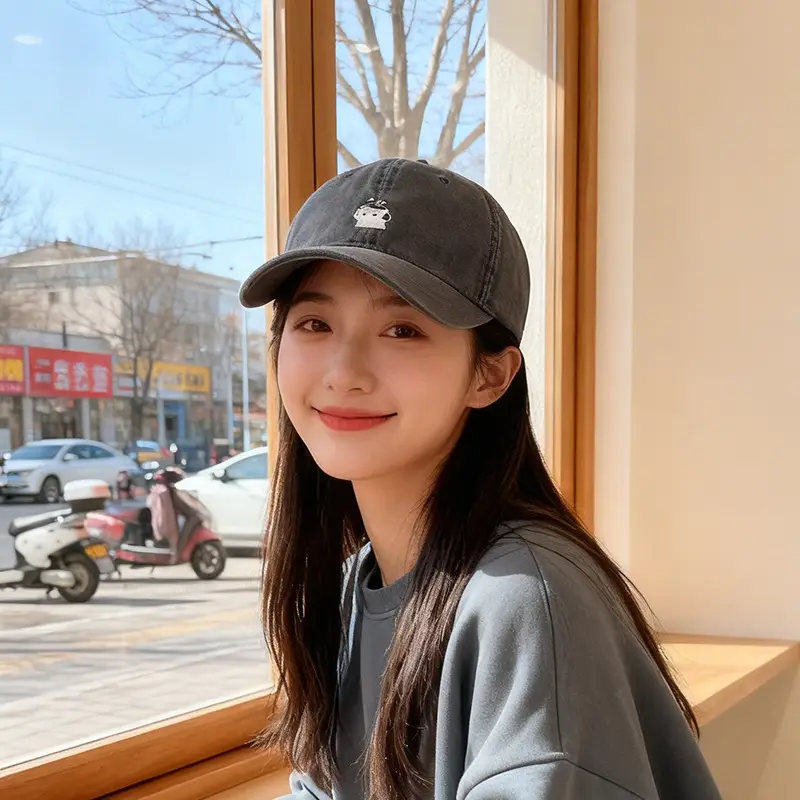 Korean Style Cat Cap for Women with Wide Brim - Image 3