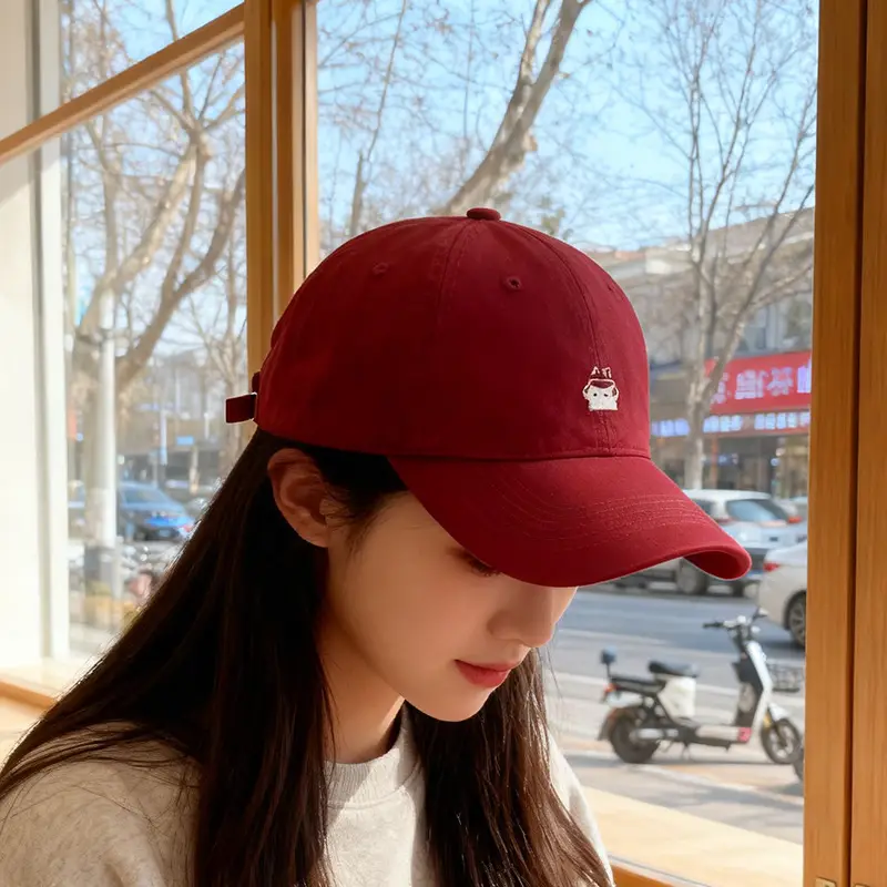Korean Style Cat Cap for Women with Wide Brim - Image 4