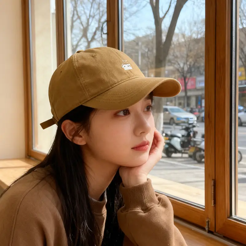 Korean Style Cat Cap for Women with Wide Brim - Image 5