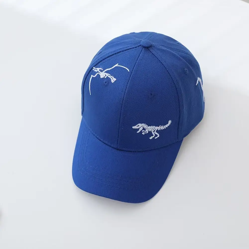 Children's Green Dinosaur Embroidered Cap — feature 10