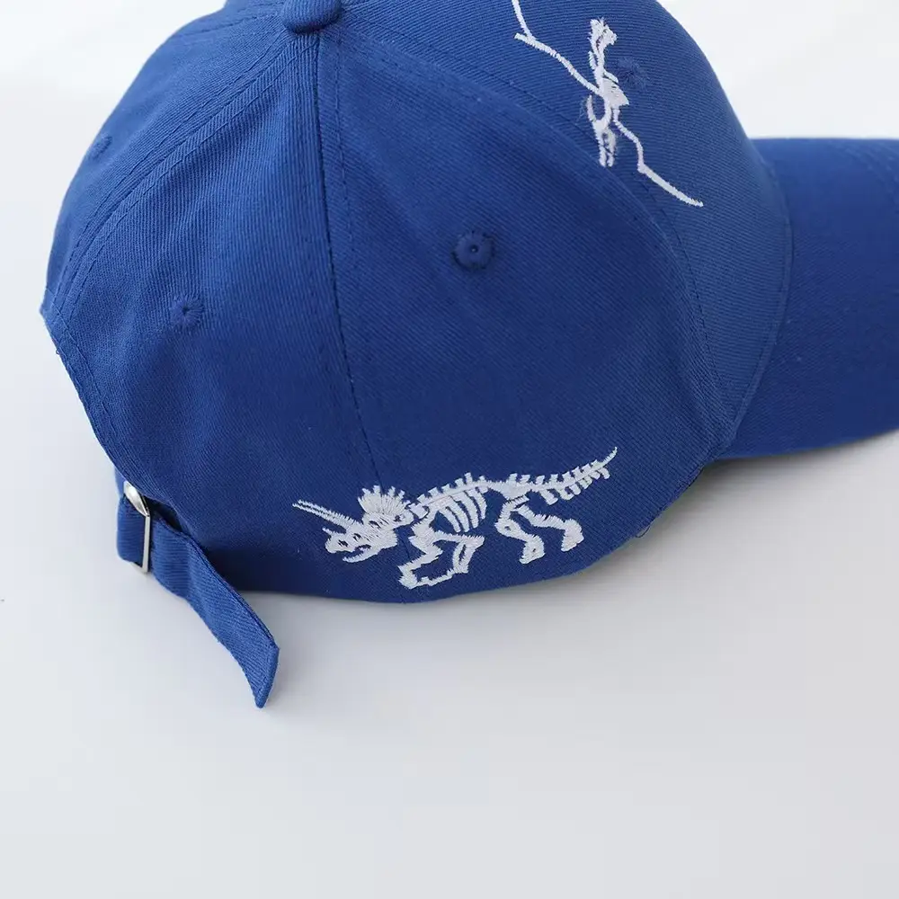 Children's Green Dinosaur Embroidered Cap — feature 11