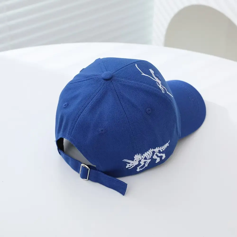 Children's Green Dinosaur Embroidered Cap — feature 12
