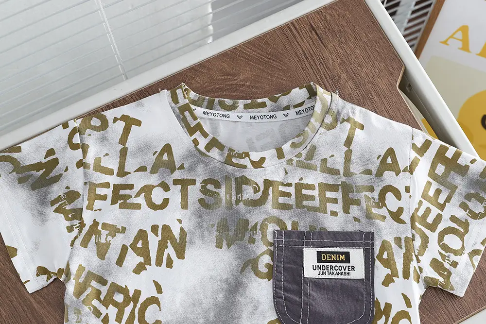 Boys Denim Shorts T-Shirt 2026 Set — feature 11