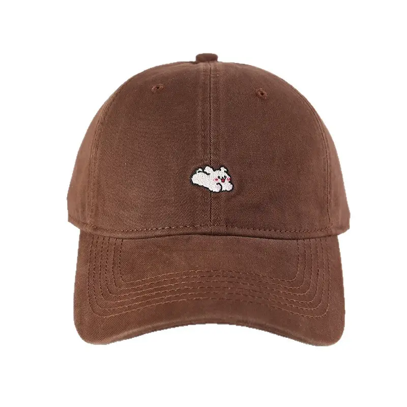 Women Rabbit Embroidered Duck Cap Sun Hat 2025 - Image 12