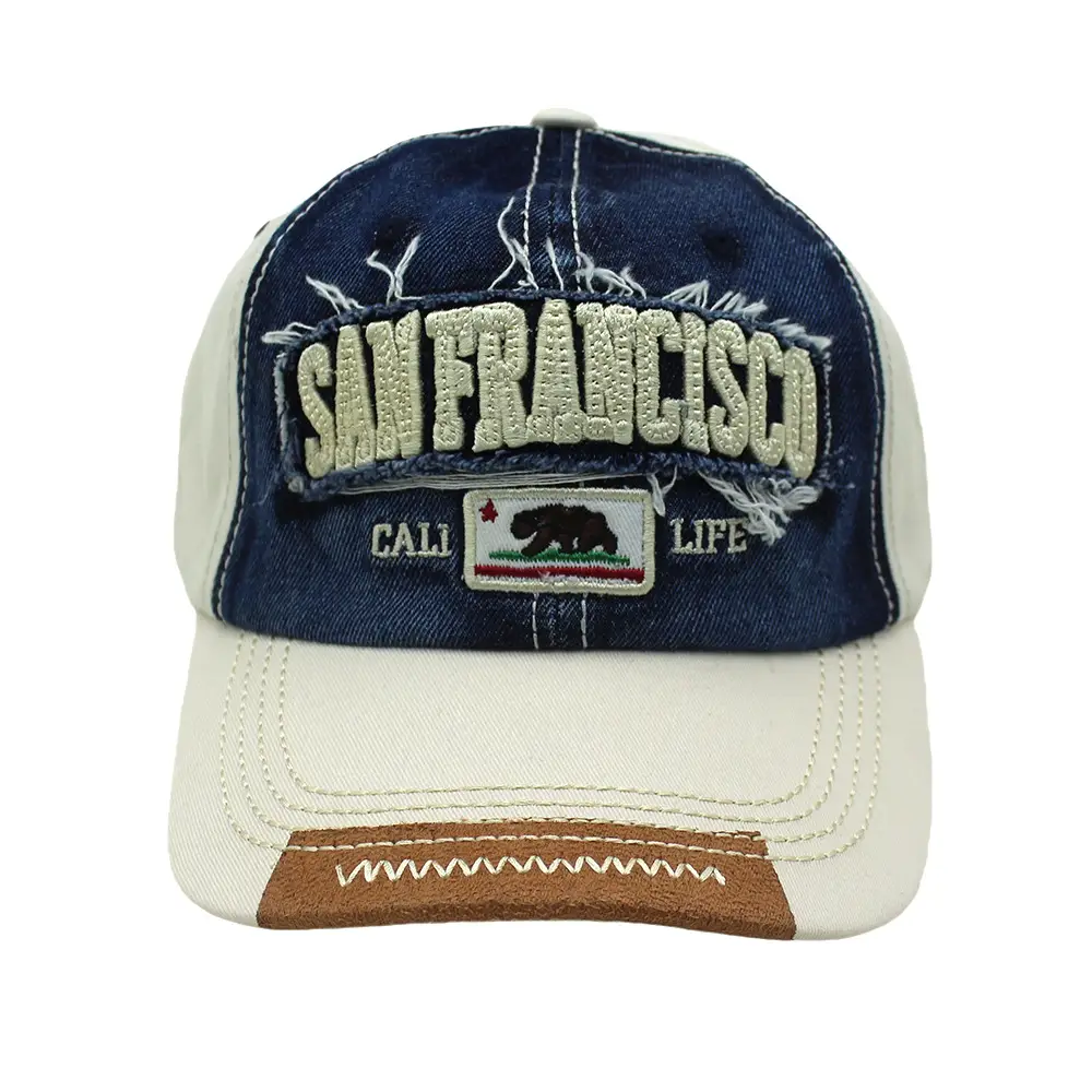 San Francisco Washed Cap for Men Women Outdoor — feature 1