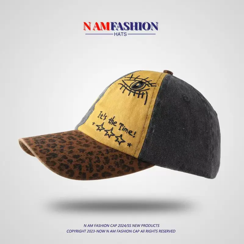 Women Leopard Print Washable Cap — feature 5